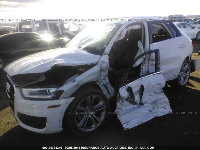 WA1GFCFSXFR000688 - 2015 AUDI Q3 PRESTIGE WHITE photo 6