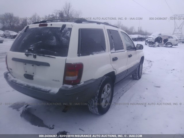 1J4GW48S64C311716 - 2004 JEEP GRAND CHEROKEE LAREDO/COLUMBIA/FREEDOM 白色 照片 4