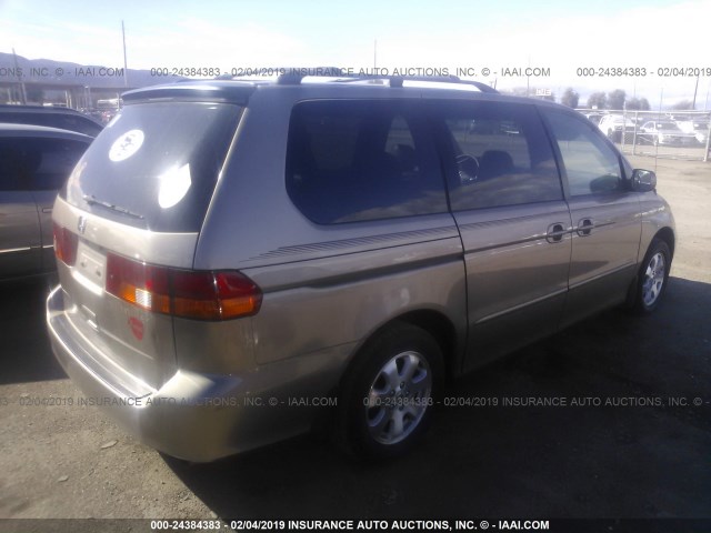 5FNRL18983B111585 - 2003 HONDA ODYSSEY EXL GOLD photo 4