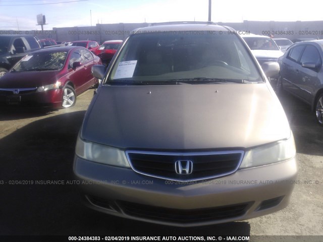 5FNRL18983B111585 - 2003 HONDA ODYSSEY EXL GOLD photo 6