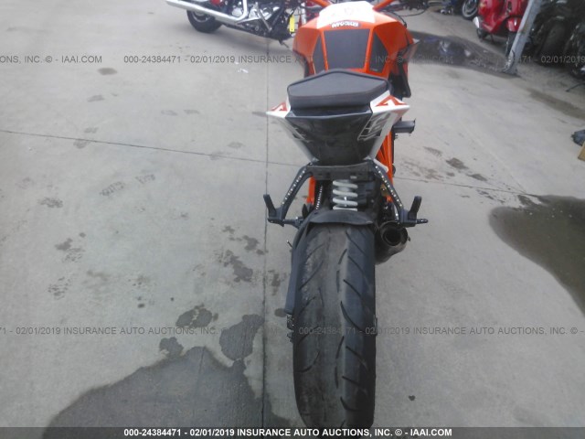 VBKV39403FM916389 - 2015 KTM 1290 SUPER DUKE R ORANGE photo 6