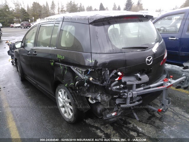 JM1CW2CL1C0115868 - 2012 MAZDA 5 BLACK photo 3