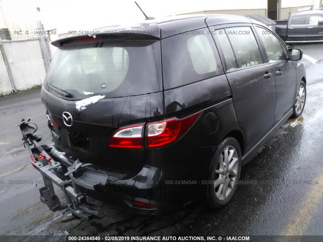 JM1CW2CL1C0115868 - 2012 MAZDA 5 BLACK photo 4