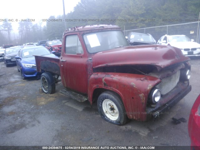 F1003B14326 - 1953 FORD TRUCK RED photo 1