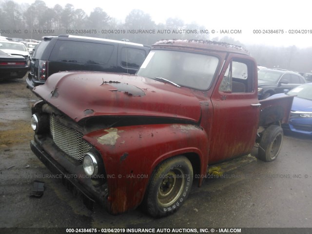F1003B14326 - 1953 FORD TRUCK RED photo 2