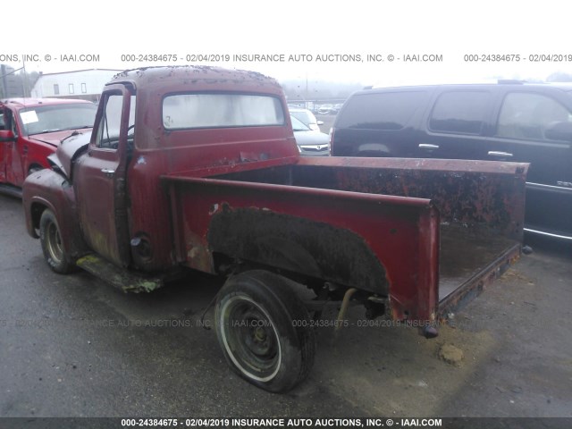 F1003B14326 - 1953 FORD TRUCK RED photo 3