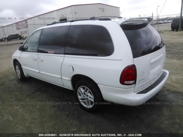 2B4GP44G7XR278271 - 1999 DODGE GRAND CARAVAN SE/SPORT WHITE photo 3