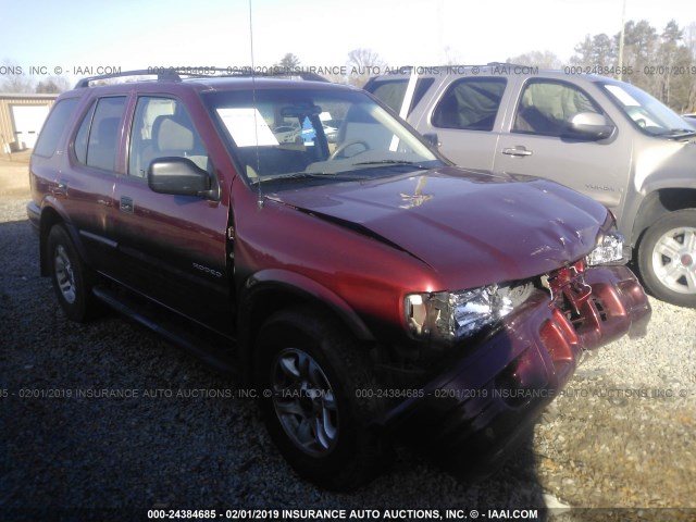 4S2DM58W224320996 - 2002 ISUZU RODEO S/LS/LSE MAROON photo 1