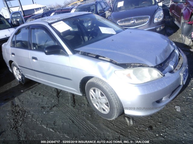 2HGES16394H566815 - 2004 HONDA CIVIC DX VP ვერცხლისფერი ფოტო 1