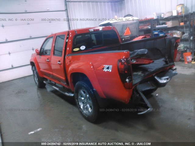 1GCDT13E998103440 - 2009 CHEVROLET COLORADO RED photo 3