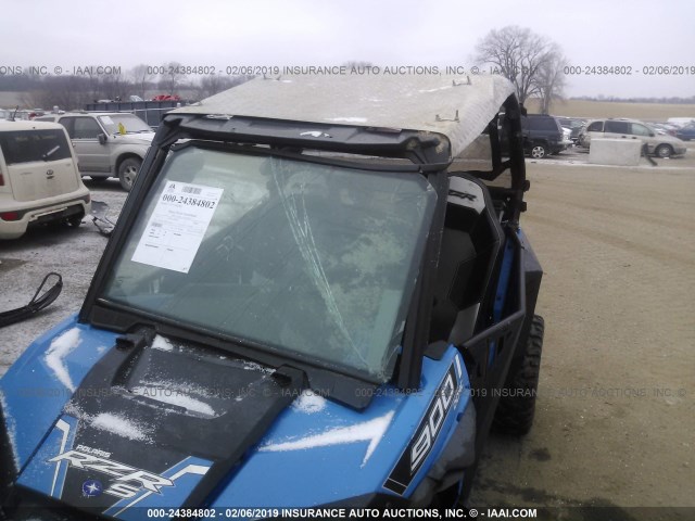 3NSVBE874FF432209 - 2015 POLARIS RZR S 900 EPS BLUE photo 6