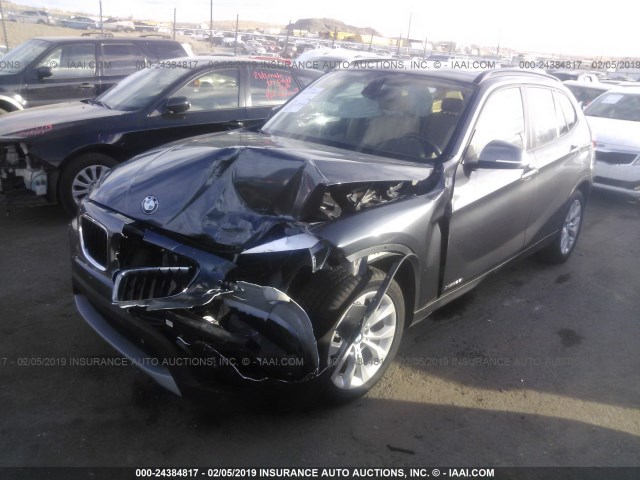 WBAVL1C57EVY13305 - 2014 BMW X1 XDRIVE28I GRAY photo 2