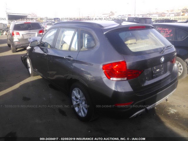 WBAVL1C57EVY13305 - 2014 BMW X1 XDRIVE28I GRAY photo 3