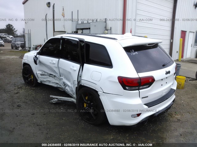 1C4RJFN92JC223588 - 2018 JEEP GRAND CHEROKEE TRACKHAWK WHITE photo 3