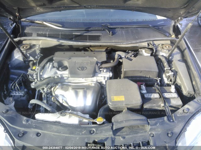 4T4BF1FK2FR449219 - 2015 TOYOTA CAMRY LE/XLE/SE/XSE ლურჯი ფოტო 10