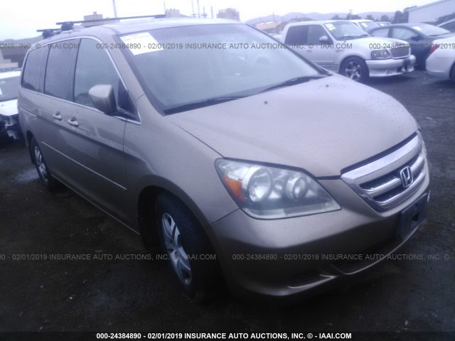 5FNRL38697B406802 - 2007 HONDA ODYSSEY EXL BEIGE photo 1