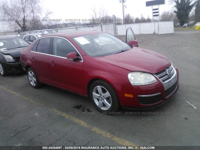 3VWRZ71K08M087359 - 2008 VOLKSWAGEN JETTA SE/SEL RED photo 1