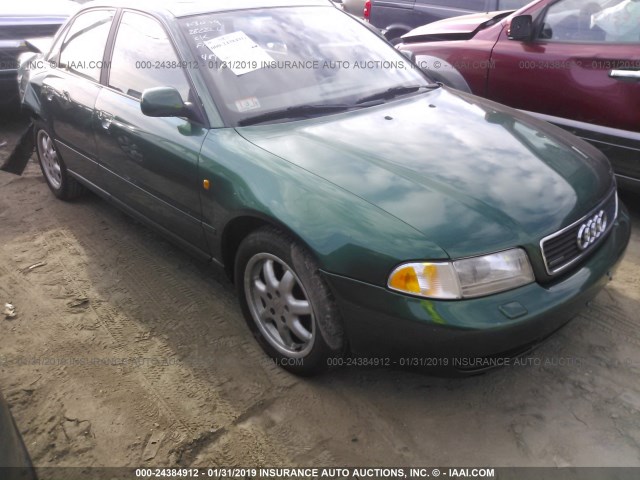 WAUCB28D0WA247576 - 1998 AUDI A4 1.8T QUATTRO GREEN photo 1