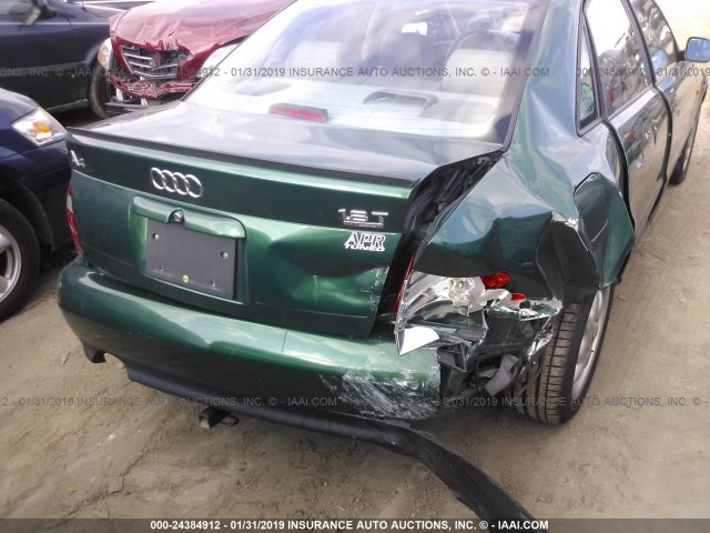 WAUCB28D0WA247576 - 1998 AUDI A4 1.8T QUATTRO GREEN photo 6