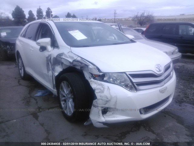 4T3ZA3BB0DU063542 - 2013 TOYOTA VENZA LE/XLE WHITE photo 1