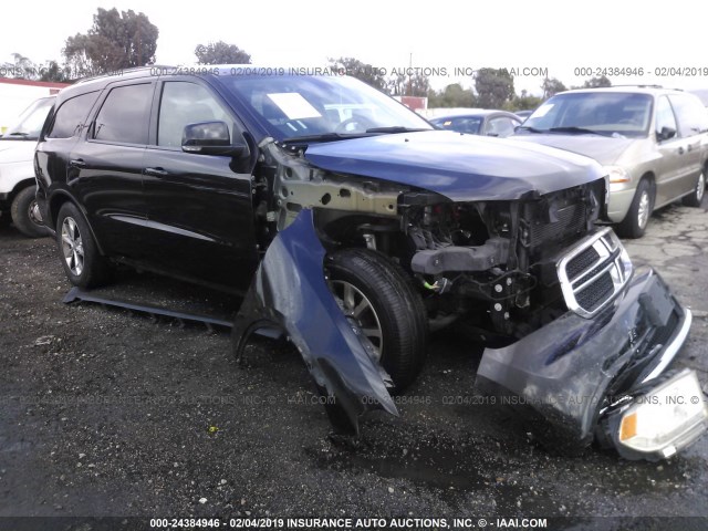 1C4RDHDG4GC308251 - 2016 DODGE DURANGO LIMITED BLACK photo 1