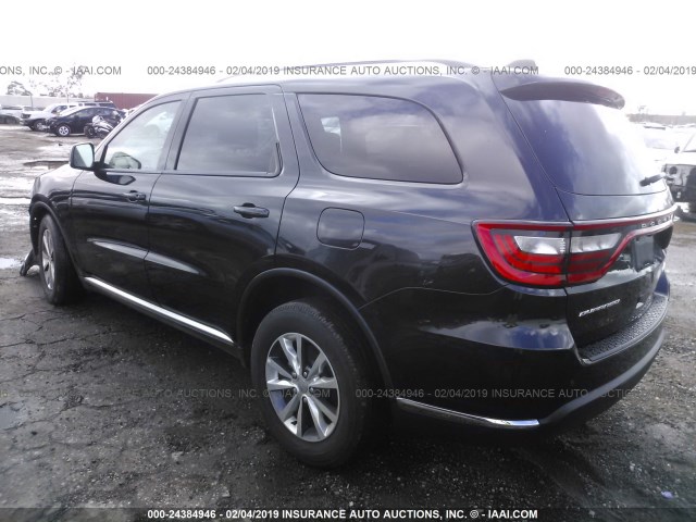 1C4RDHDG4GC308251 - 2016 DODGE DURANGO LIMITED BLACK photo 3