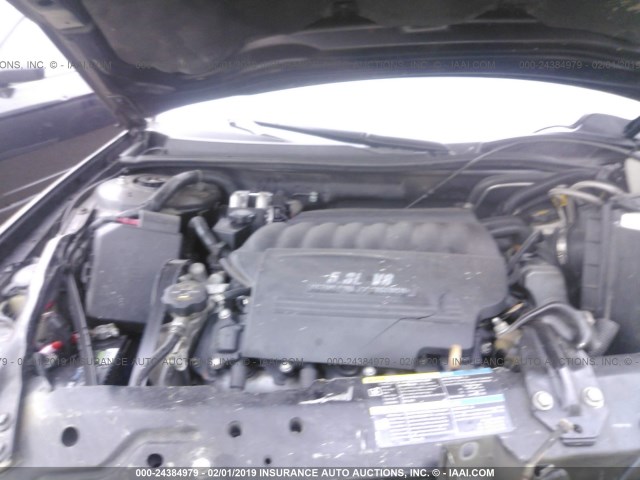 2G1WL15C979363352 - 2007 CHEVROLET MONTE CARLO SS შავი ფოტო 10