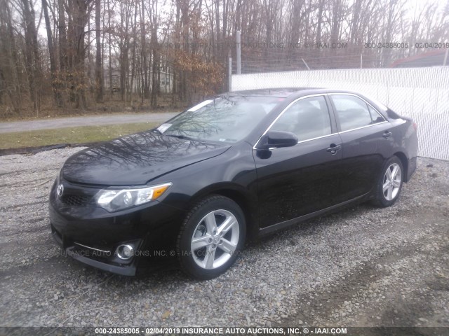 4T1BF1FK9EU447184 - 2014 TOYOTA CAMRY L/SE/LE/XLE 黑色 照片 2