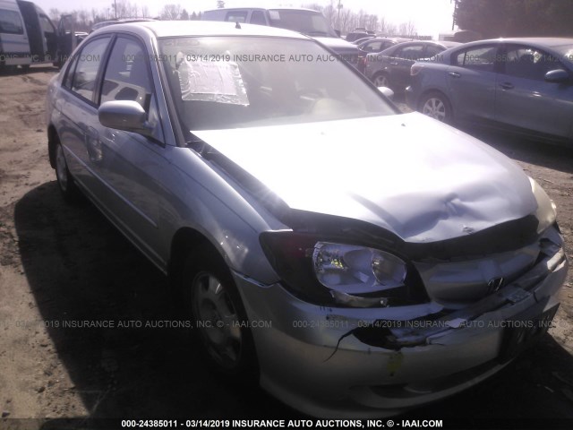 JHMES96604S005059 - 2004 HONDA CIVIC HYBRID SILVER photo 1