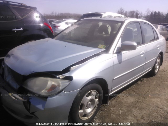 JHMES96604S005059 - 2004 HONDA CIVIC HYBRID SILVER photo 2