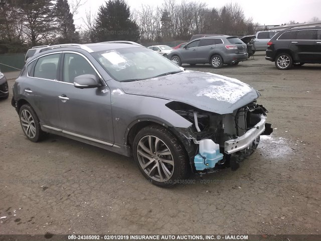 JN1BJ0RR6HM401356 - 2017 INFINITI QX50 GRAY photo 1