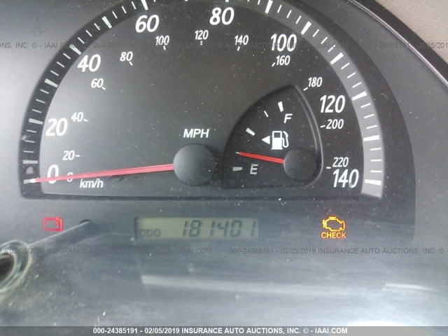 JTDBE32K330141062 - 2003 TOYOTA CAMRY LE/XLE RED photo 7