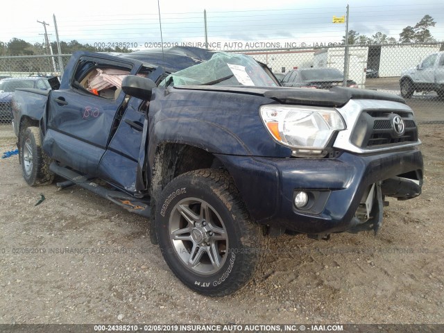 5TFJU4GN4DX043660 - 2013 TOYOTA TACOMA DOUBLE CAB PRERUNNER BLUE photo 1