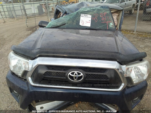 5TFJU4GN4DX043660 - 2013 TOYOTA TACOMA DOUBLE CAB PRERUNNER BLUE photo 10
