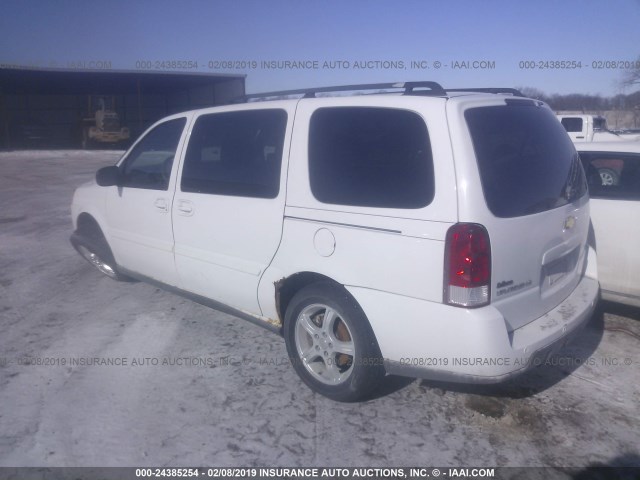 1GNDV23L65D283970 - 2005 CHEVROLET UPLANDER LS WHITE photo 3