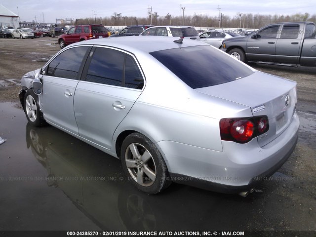 3VWRZ71KX8M093623 - 2008 VOLKSWAGEN JETTA SE/SEL SILVER photo 3