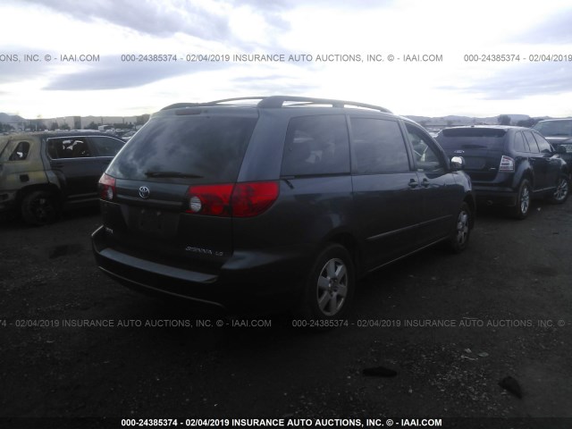 5TDZA23C56S527561 - 2006 TOYOTA SIENNA CE/LE BLUE photo 4