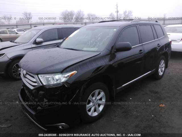 5TDZK3EH3DS115339 - 2013 TOYOTA HIGHLANDER PLUS/SE BLACK photo 2