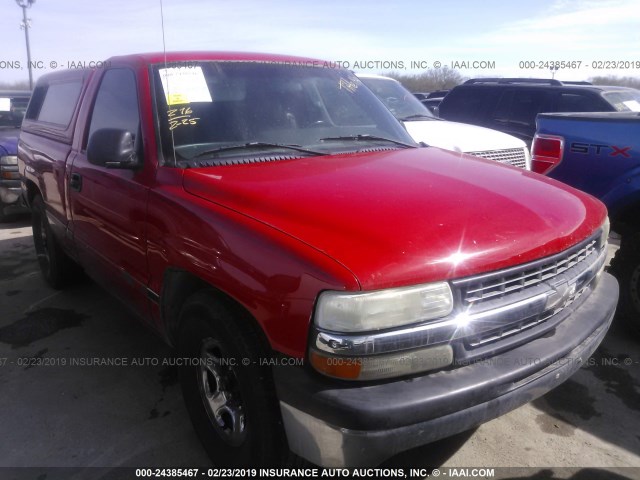 1GCEC14W9YZ270224 - 2000 CHEVROLET SILVERADO C1500 RED photo 1