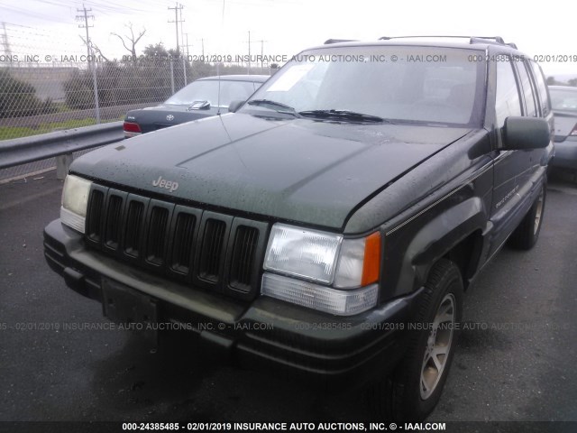 1J4GZ78Y6VC700158 - 1997 JEEP GRAND CHEROKEE LIMITED/ORVIS GREEN photo 2