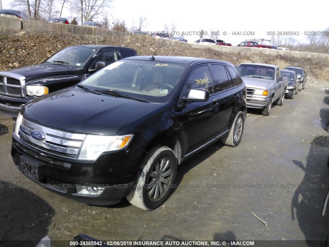 2FMDK49CX7BB27942 - 2007 FORD EDGE SEL PLUS BLACK photo 2