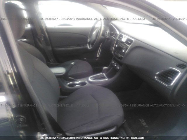 1C3CCBAB0CN222601 - 2012 CHRYSLER 200 LX BLACK photo 5