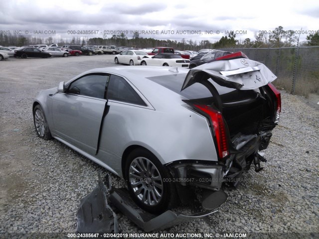 1G6DJ1E39D0149586 - 2013 CADILLAC CTS PERFORMANCE COLLECTION GRAY photo 3