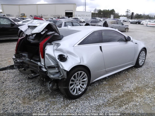 1G6DJ1E39D0149586 - 2013 CADILLAC CTS PERFORMANCE COLLECTION GRAY photo 4