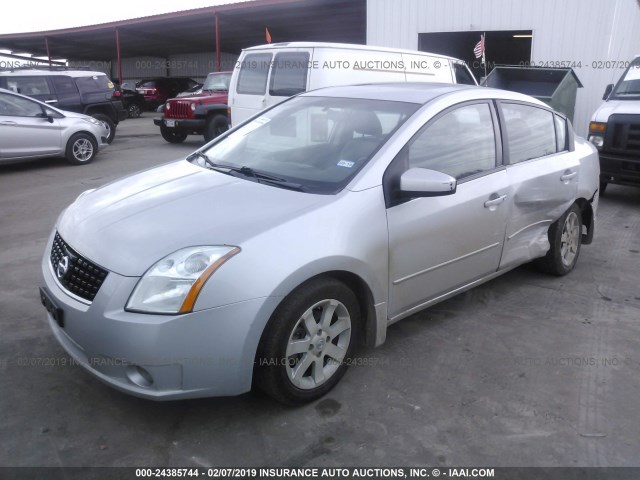 3N1AB61E38L672793 - 2008 NISSAN SENTRA 2.0/2.0S/2.0SL SILVER photo 2