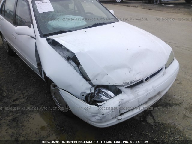1NXBR18E3WZ061800 - 1998 TOYOTA COROLLA VE/CE/LE 白色 照片 6
