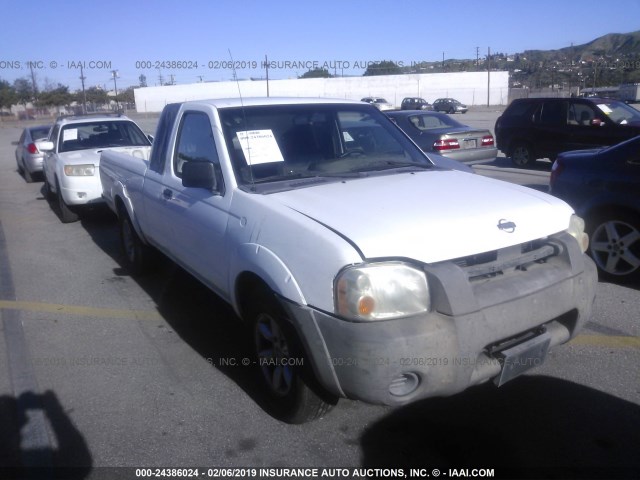 1N6DD26S21C317270 - 2001 NISSAN FRONTIER KING CAB XE WHITE photo 1