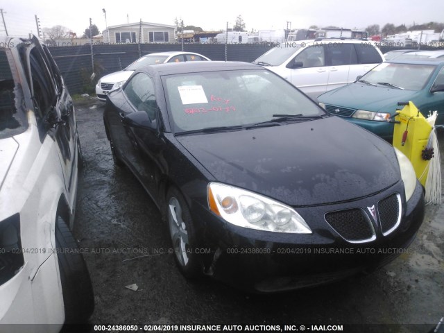 1G2ZH35N574140946 - 2007 PONTIAC G6 GT BLACK photo 1