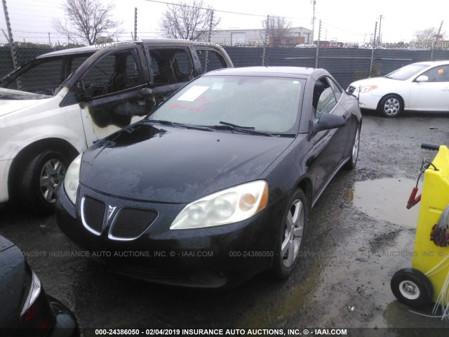 1G2ZH35N574140946 - 2007 PONTIAC G6 GT BLACK photo 2