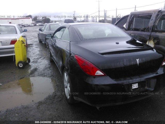 1G2ZH35N574140946 - 2007 PONTIAC G6 GT BLACK photo 3